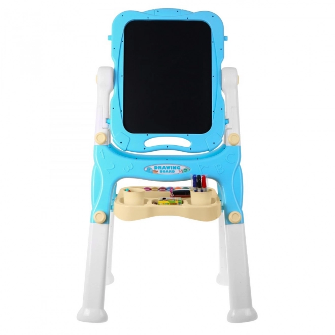 Large Double-Sided Children's Easel Blue