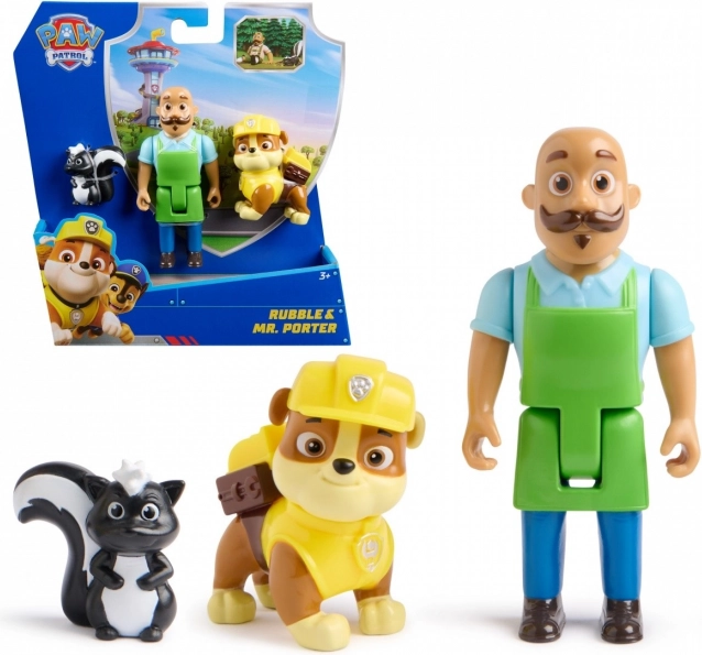 Zestaw figurek Psi Patrol Rubble