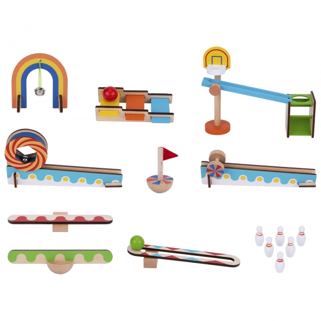 Verrückte Holz-Domino-Spiele
