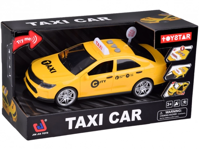 Interactive Taxi Toy with Light and Sound