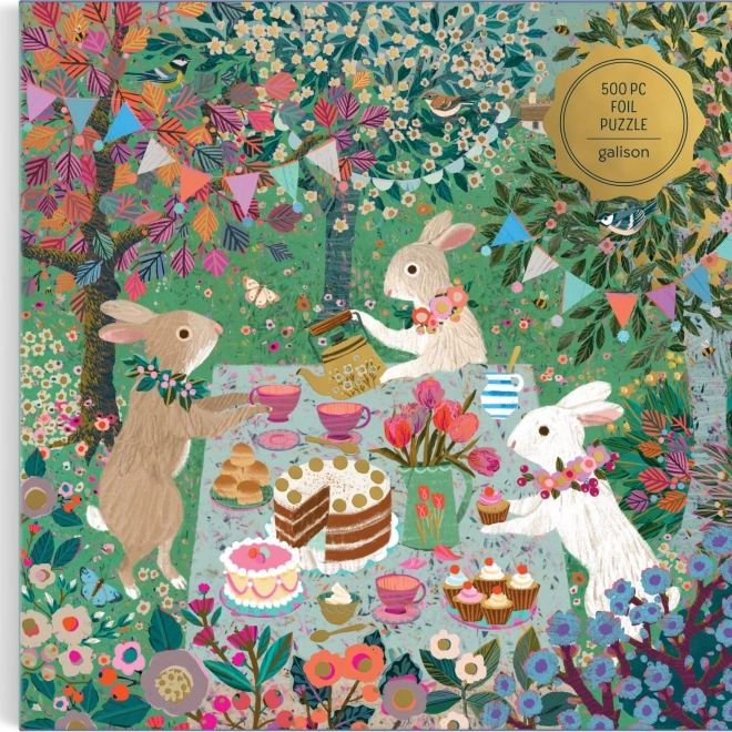 Puzzle quadrato Tè di primavera 500 pezzi GALISON