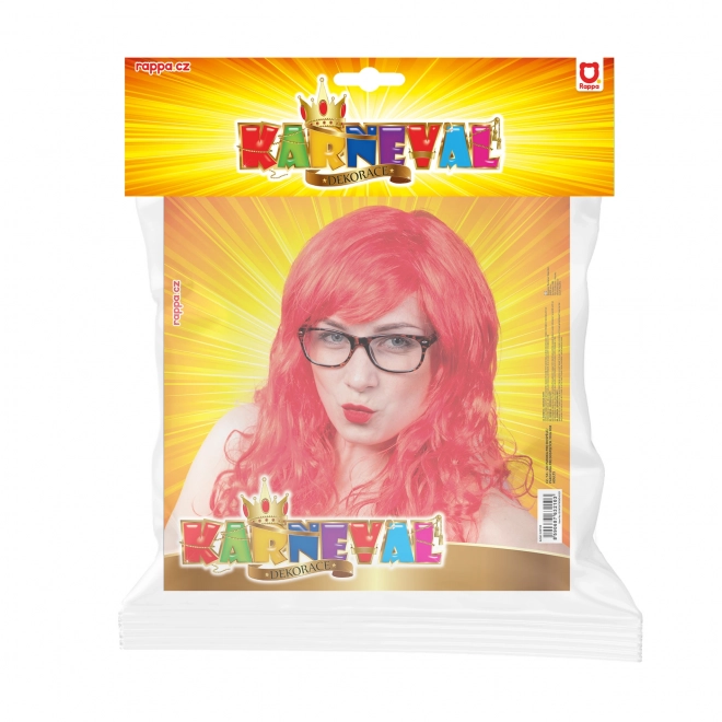 Red Long Hair Carnival Wig