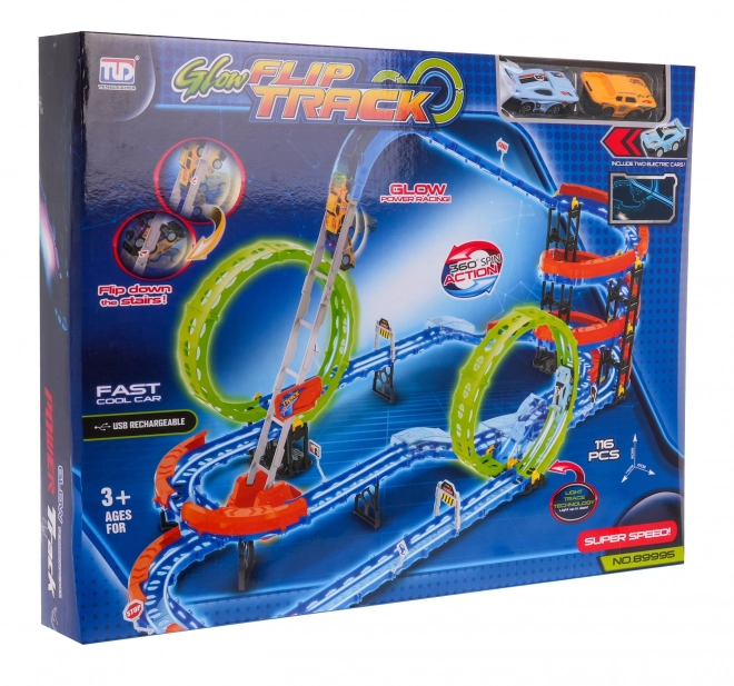 Extreme Racing Track with Ladder for Kids 3+