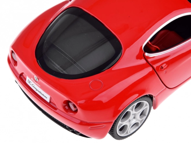 Die-cast Alfa Romeo 8C Competizione 1:32 Scale Model with Lights