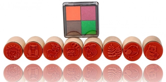 Forest Animal Stamps Set