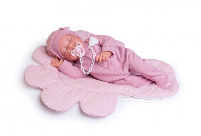 Realistic Sleeping Baby Doll with Soft Cloth Body