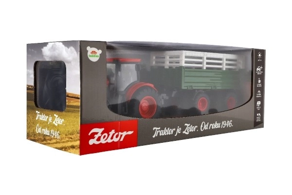 Remote Control Zetor Tractor with Trailer and Lights