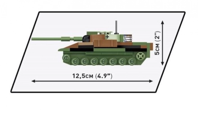 Construction Blocks Leopard I Tank Model