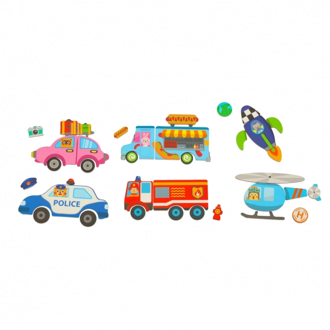 Magnetic Puzzle Set Transport Modes