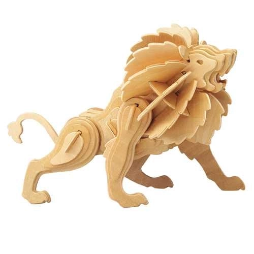 Lion Wooden 3D Puzzle