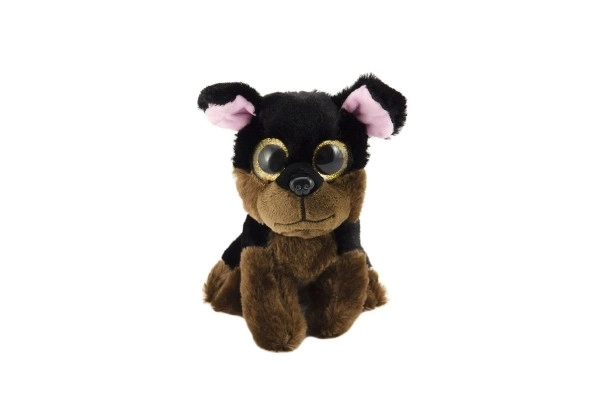 Plüschhund mit Geräuschen 15 cm