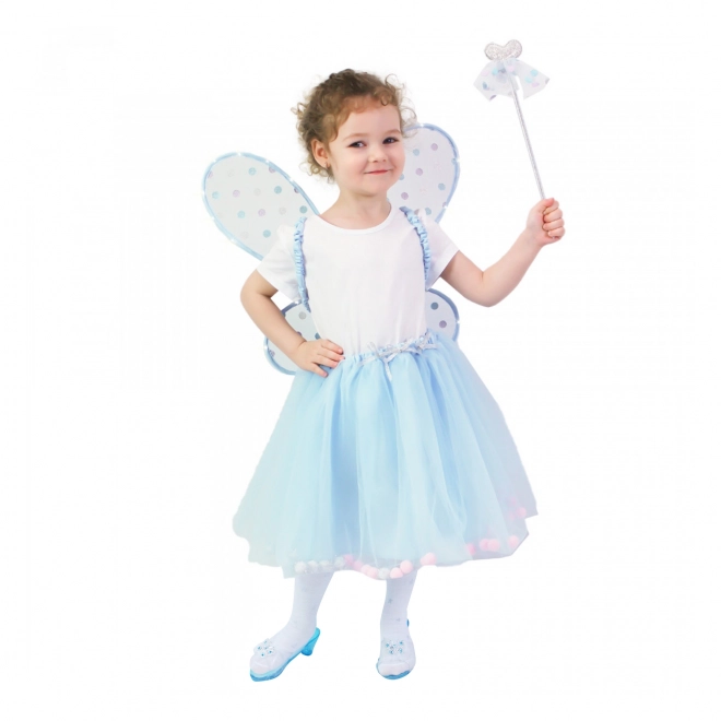 Children's Fairy Tutu Skirt with Glowing Wings