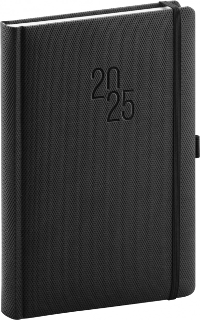 Daily Planner Diamante 2025 Black