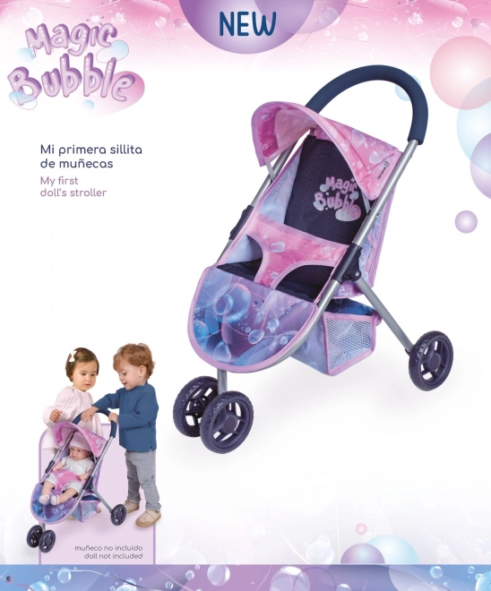 DeCuevas tricycle doll stroller Magic Bubble