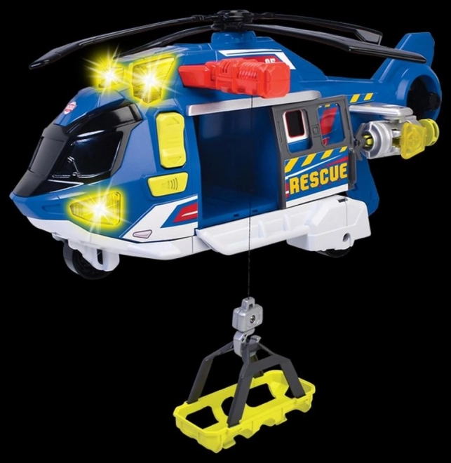 Rescue Helicopter with Light and Sound - 39 cm