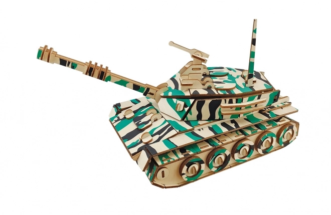 Woodcraft 3D Wooden Puzzle Tank