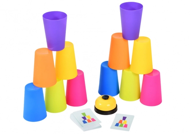 Stacked Cup Battle Skill Game