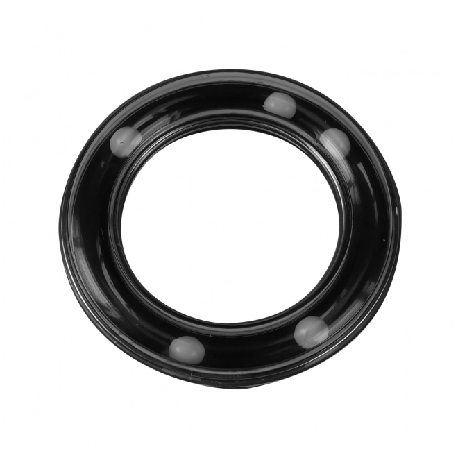 Black Baby Rattle Ring