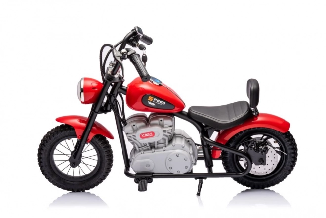 Battery Powered Red Motorcycle