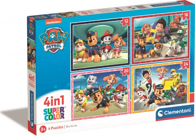 Clementoni Paw Patrol Progressive Puzzle 4-in-1 Set