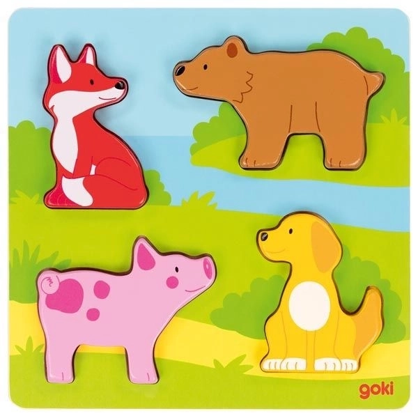 Animal Touch and Feel Puzzle