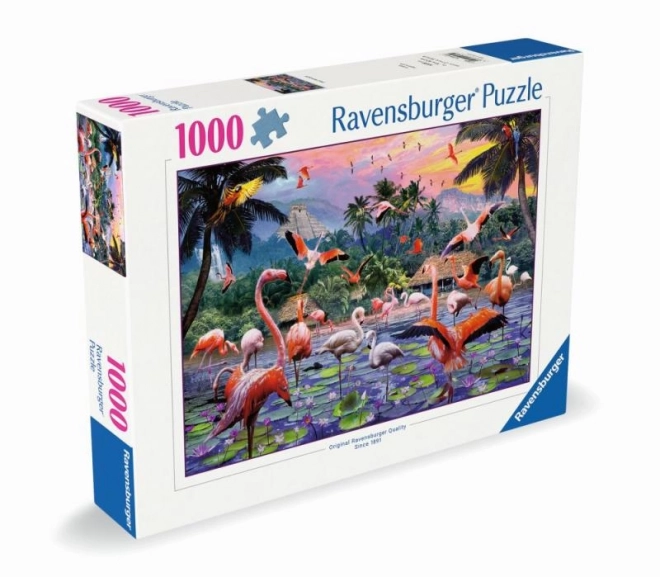 Pink Flamingos Puzzle