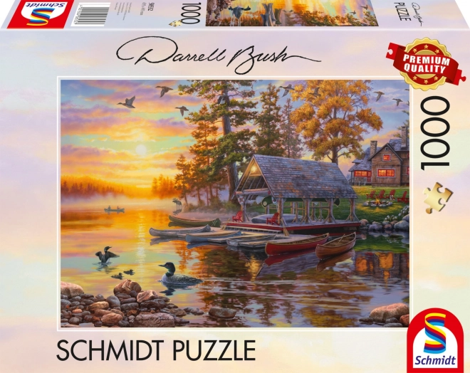 Schmidt Canoe Boathouse Puzzle 1000 Pieces