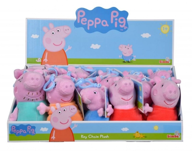 Peppa Pig Plush Keychain