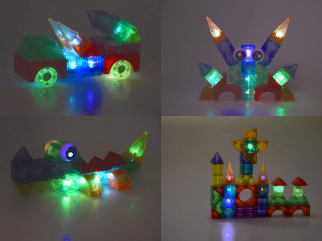 3D Illuminated Magnetic Blocks