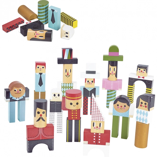 Vilac Wooden Character Blocks