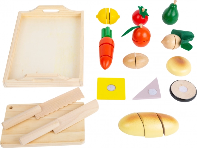 Breakfast Cutting Playset with Tray