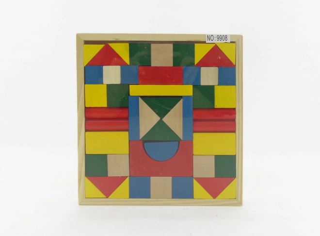 Wooden Building Blocks Set