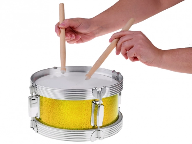 Colorful Drummer's Drum with Strap and Sticks