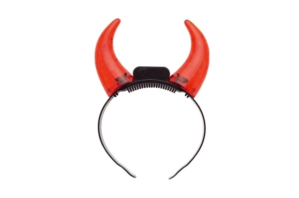 Glowing Devil Horns Carnival Accessory