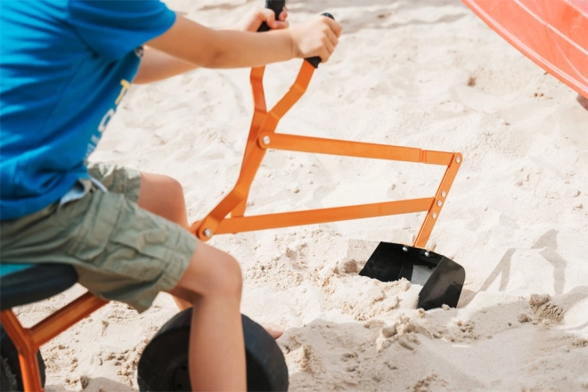 Small Foot Ride-On Digger with Wheels