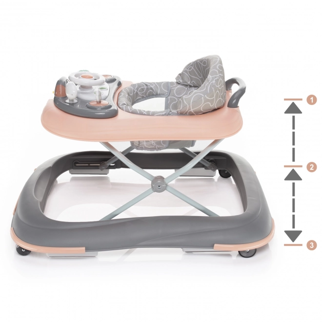 Baby Walker Fiesta Grey Pink