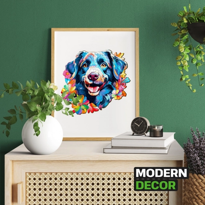 EscapeWelt Wooden Puzzle Dog 500 Pieces