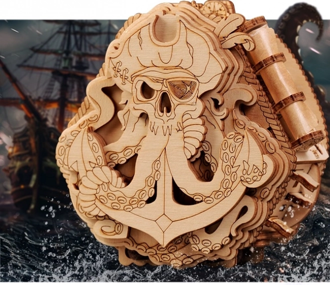 Blackbeard's Compass 3D Wooden Puzzle by EscapeWelt