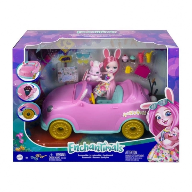 Enchantimals Bunny Car with Bree Doll and Accessories