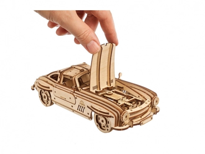 Ugears 3D Wooden Mechanical Puzzle Winged Sports Coupe