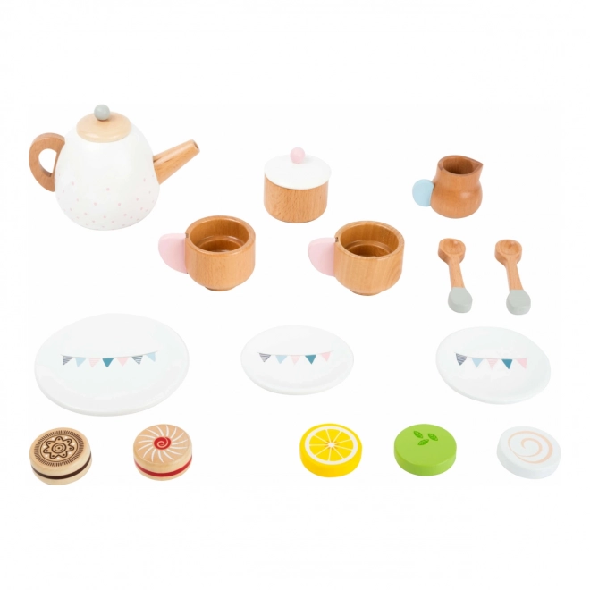 Small Foot Tea Set with Cookies