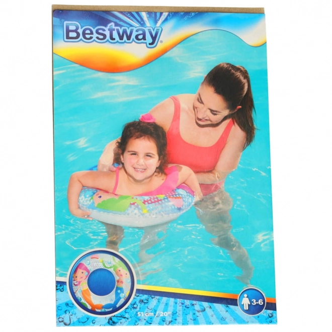 Inflatable Swim Ring 51cm Mermaids – mermaids