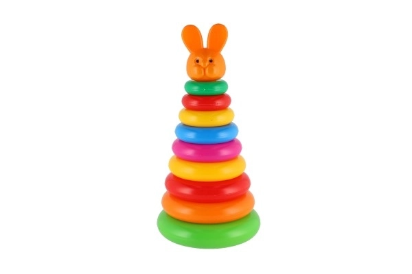 Rainbow Ring Stacking Pyramid Toy