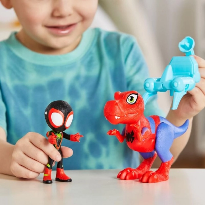 Spider-Man and Friends Dinosaur Action Figure Set