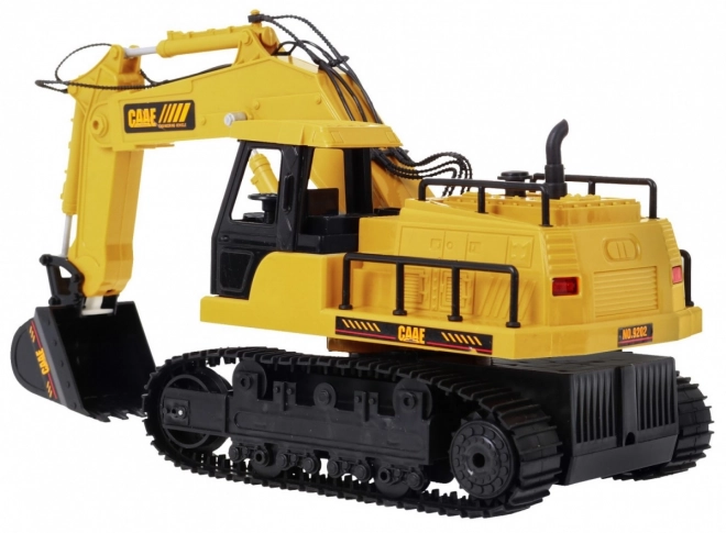 Remote Controlled Excavator Toy with Sounds and Accessories