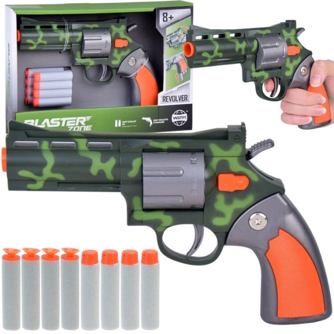 Revolver Toy Gun Set with Foam Darts