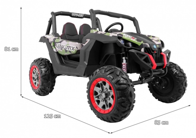Dětský kočárek SuperStar Moro + pohon 4x4 + dálkové ovládání + zavazadlový prostor + MP3 LED + zámek dveří