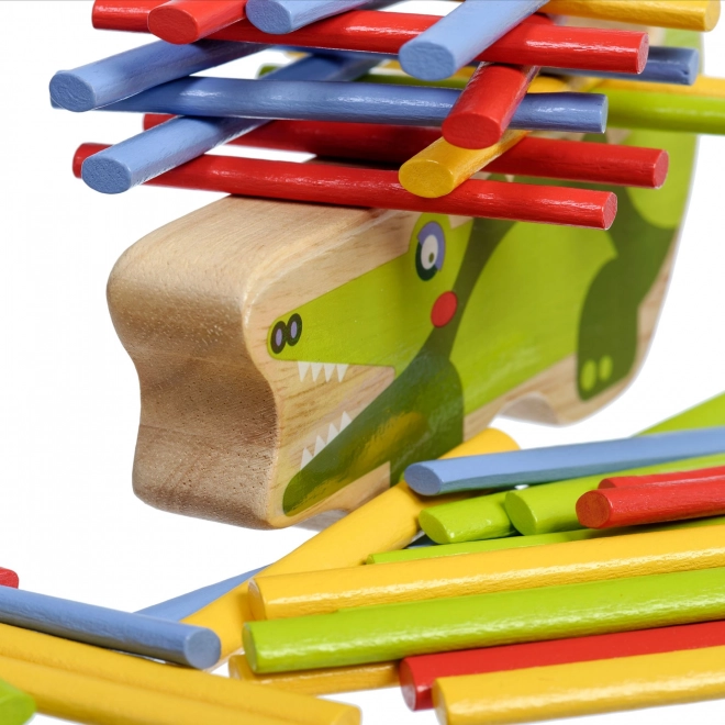 Lucy & Leo Wooden Crocodile Balancing Game