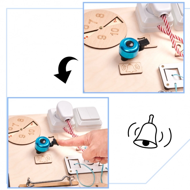 Wooden Sensory Manipulation Board