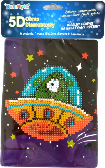 UFO Diamond Painting Craft Set with Stand